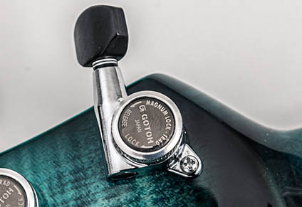 GOTOH LOCKING TUNERS WITH REAL EBONY KNOBS