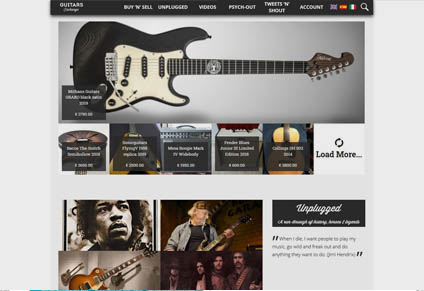 Guitar Exchange first page