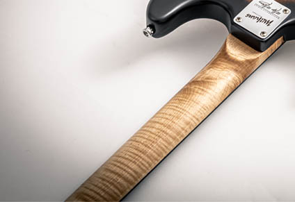 OILED ROASTED 5A FLAMED MAPLE NECK 