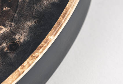 NATURAL BURL FAUX BINDING