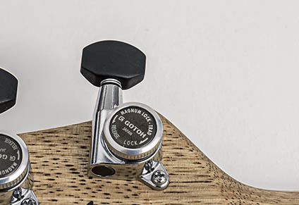 GOTOH LOCKING TUNERS with REAL EBONY KNOBS