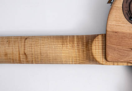 ROASTED AND OILED 5A FLAMED MAPLE NECK