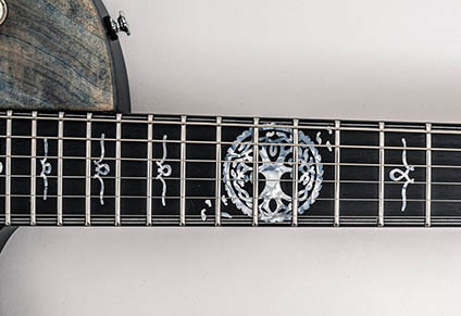 EBONY FINGERBOARD with SIDE PURFLINGS