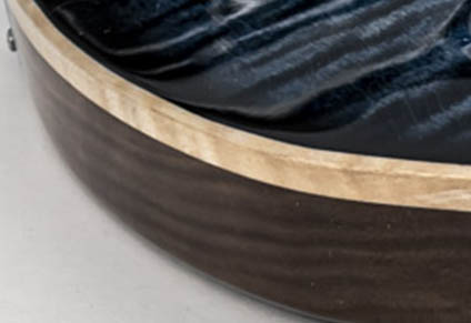 NATURAL FLAME MAPLE FAUX BINDING