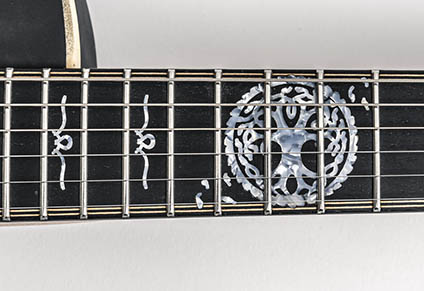 EBONY FINGERBOARD with SIDE PURFLINGS